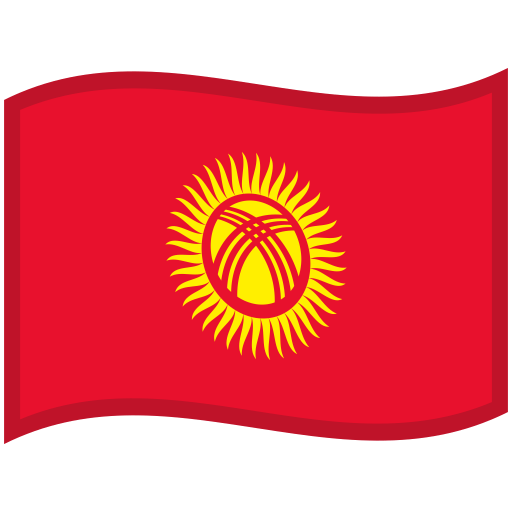 Kyrgyzstan-Waved-Flag icon