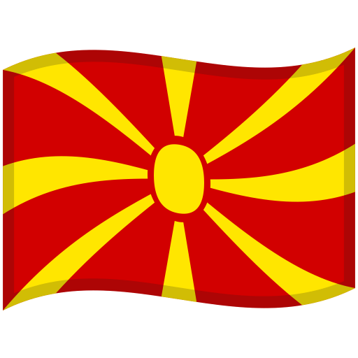 North-Macedonia-Waved-Flag icon
