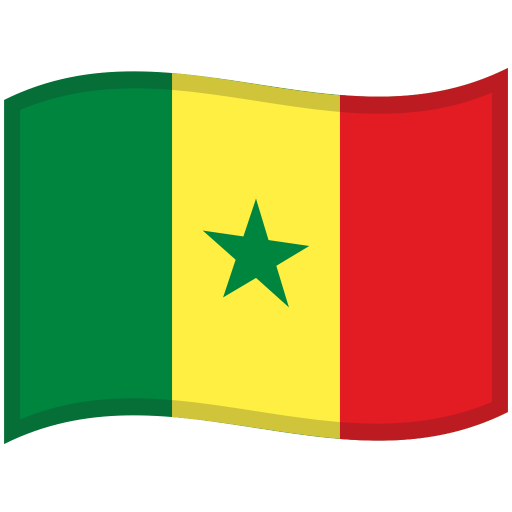 Senegal-Waved-Flag icon