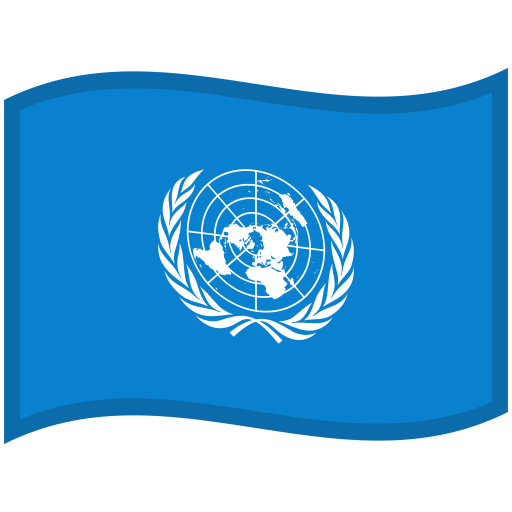 United-Nations-Waved-Flag icon