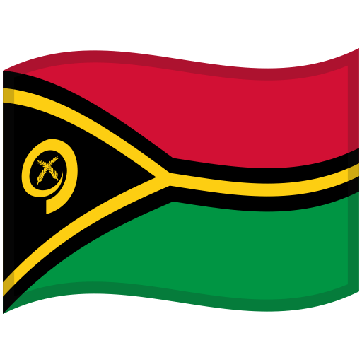Vanuatu Waved Flag icon