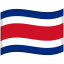 Costa Rica Waved Flag icon