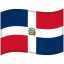 Dominican Republic Waved Flag icon
