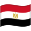 Egypt Waved Flag icon