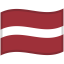 Latvia Waved Flag icon
