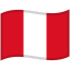 Peru Waved Flag icon