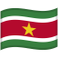 Suriname Waved Flag icon