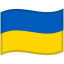 Ukraine Waved Flag icon