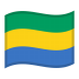 Gabon-Waved-Flag icon
