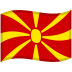 North-Macedonia-Waved-Flag icon