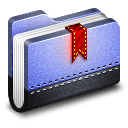 Bookmark-Blue-Folder icon