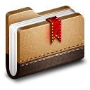 Bookmark Brown Folder icon