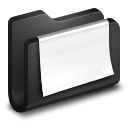 Documents Black Folder icon