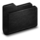 Folder-Black-Metal-Folder icon
