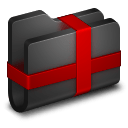Package Black Folder icon