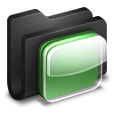 iOS Icons Black Folder icon
