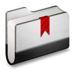 Bookmark Metal Folder icon