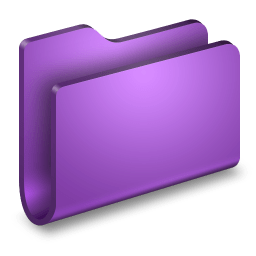 Generic Purple Folder icon
