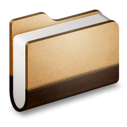 Library Brown Folder icon