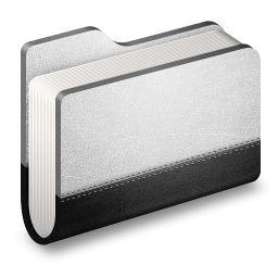Llibrary Metal Folder icon