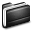 Library Black Folder icon