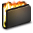 Burn-Black-Folder icon