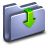 Downloads-Blue-Folder icon