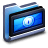 Movies Blue Folder icon