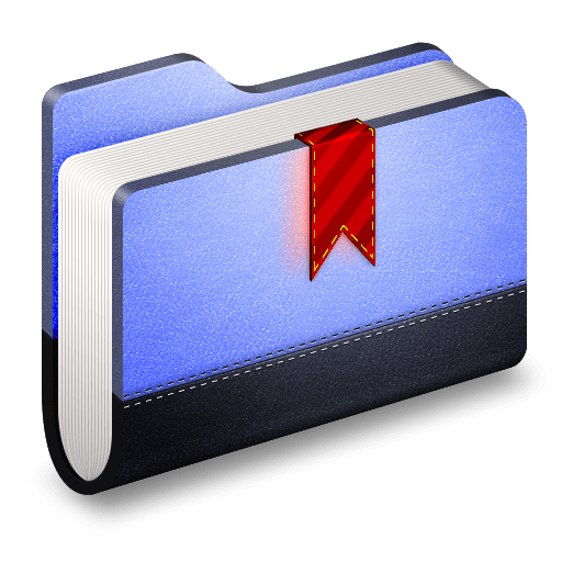 Bookmark-Blue-Folder icon