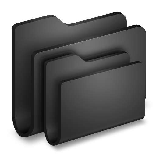 Folders Black Folder icon