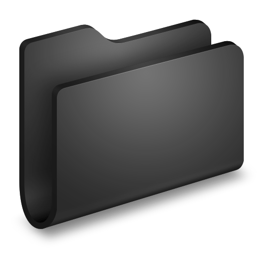 Generic-Black-Folder icon