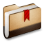 Bookmark Brown Folder icon