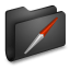 Sites Black Folder icon