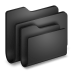 Folders-Black-Folder icon