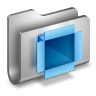 DropBox-Metal-Folder icon