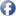 Social facebook button blue icon