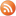 Social rss button orange icon