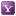 Social yahoo box lilac icon