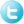 Social twitter button blue icon
