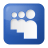 Social-myspace-box-blue icon
