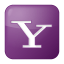 Social-yahoo-box-lilac icon