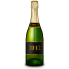 Champagne bottle icon