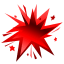 Fireworks red icon