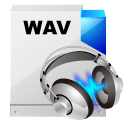 Filetype wav sound icon