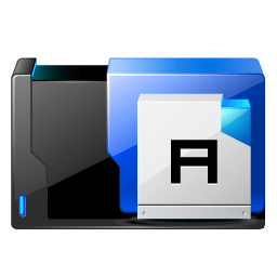 Folder fonts icon
