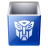 Recycle bin empty icon