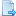 Blue document arrow icon