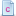 Blue document attribute c icon