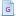 Blue document attribute g icon