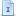 Blue document attribute i icon